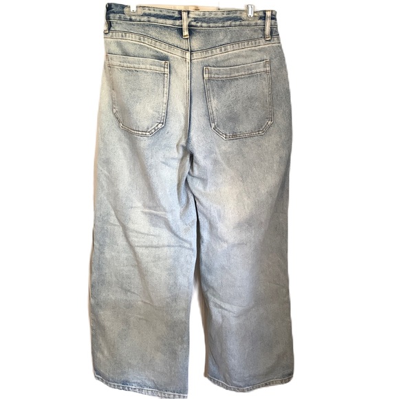 Mid rise Wide Leg Forever 21 Denim Jeans Size 27 NEW - Picture 2 of 3